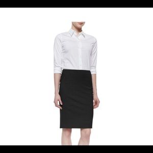 Theory wool pencil skirt